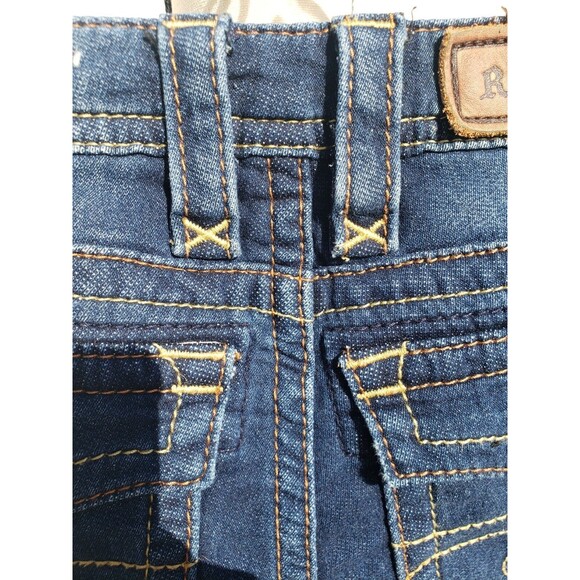 Rock Revival Jeans 25 Womens Blue Denim Jessica Skinny Leg Dark Wash Stretch - Picture 8 of 16
